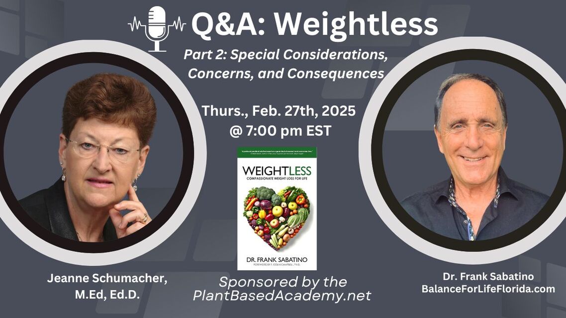 Dr. @FrankSabatino - Weightless: Pt 2 Special Considerations, Concerns, and Consequences